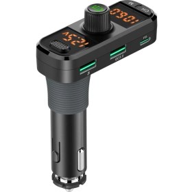 Resim ZSZH BC70 Araba Bluetooth 5.0 Fm Verici Radyo Adaptörü Kablosuz Handsfree Qc3.0 Pd USB Şarj-Siyah (Yurt Dışından) 