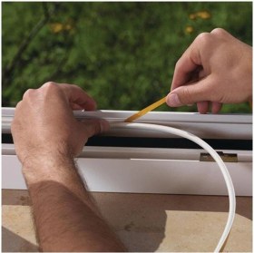 Resim Contacall Bondit 2'li Kauçuk Kapı ve Pencere Izolasyon Bandı Fitili 2X35 70 Metre Beyaz 