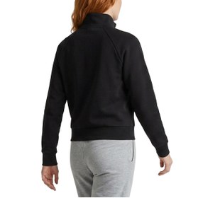 Resim Sportive Kaia Full-Zip Kadın Siyah Günlük Stil Eşofman Üstü 26YK0001-SYH 
