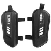 Resim Lemestar Motosiklet Sağ-sol Sabit Kasa Çantası, Sert Kasa Depolama Çantası, Araç Gereç Çantası, 27x11.5x7 Cm, Tek Çift Siyah 