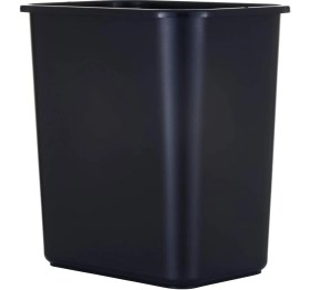 Resim Aesco Solutions 3,25 Litre Yer Verimli Çöp Sepeti, Masa Altına ve Ticari Ofis, Mutfak, Ev Ofis ve Yatakhanede Dar Alanlara Uyar, Temizlemesi Kolay, Siyah 