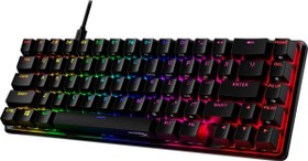Resim HyperX Alloy Origins 65 Aqua Pbt Mekanik Oyuncu Klavye Us 