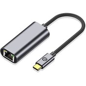 Resim QG04 Type-C to RJ45 Ethernet Dönüştürücü Kablo 1024Mbps 22cm 