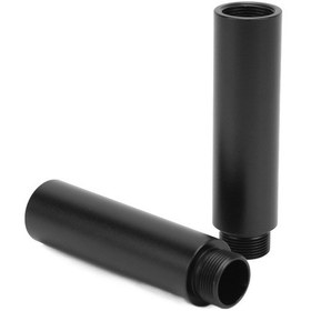 Resim Xindoker Mikrofon Sandalyesi Uzatma Çubuğu Seti 2 Adet - 5/8" Dahili Ve Dışarıdaki Dişli + 3/8" Dişi'den 5/8" Erkeğe Dönüştürücü Vida - Alüminyum Allyum - Dayanıklı Ve Çok Amaçlı Kullanım 