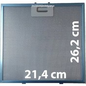 Resim Beko Altus Davlumbaz Yağ Filtresi 21,4X26,2cm 21,4cm 26,2cm Filtre 9197061043 