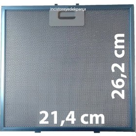 Resim Beko Altus Davlumbaz Yağ Filtresi 21,4X26,2cm 21,4cm 26,2cm Filtre 9197061043 