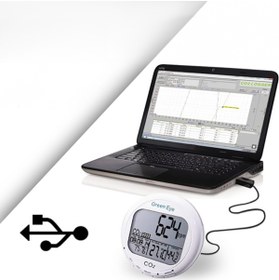 Resim Sevgift AZ 7798 Dijital Karbondioksit, Sıcaklık ve Nem Kayıt Cihazı 