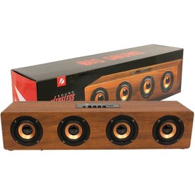 Resim HD PAZAR Kts 1108 Ahşap Özel Seri Bluetooth Spaker 
