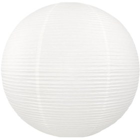 Resim Yaozixa Japon Usaklı Kagit Sanati Toplumlu Avize - Salon Restoran Kafe Dekoru Icin 40cm Yalnizca Avize Korumasi Beyaz 