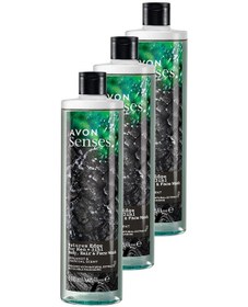 Resim Avon Senses Natures Edge Erkekler İçin Saç Vücut Ve Yüz Yıkama 3 x 500 ML 