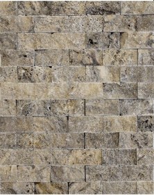 Resim Delta Stone Collections Gri Traverten Patlatma Taş 4.8 x 10 CM 