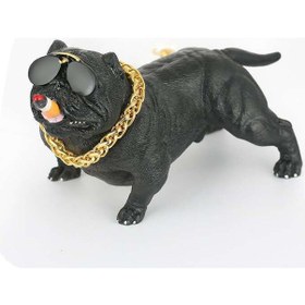 Resim Köpek Figürü - Siyah Yongtao 