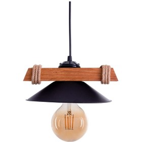 Resim Ahşap Tekli Modern Sarkıt Şık Tasarım Sarkıt Renk 