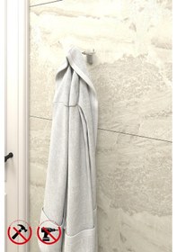 Resim Alper Banyo Krom Paslanmaz F1 Model İkili Bornoz Askılık İkili Havlu Askılığı Çok Renkli 