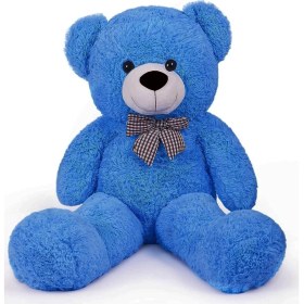 Resim Sole Oyuncak 80 cm Papyonlu Peluş Ayıcık- Ithal Kumaş - Premium Koleksiyon Hediyelik Ayı (% 100 Yerli) 