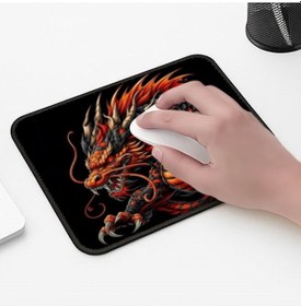 Resim Dragon Ejderha Tasarımlı 33x28 Cm Mousepad Kaymaz Taban Rahat Konforlu Mouse Pad 