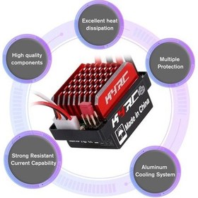 Resim Artfulabode Rc Mükemmel Kontrolcü İçin Hız Geeroyoo Fırçalı Esc Araçlar 60a 1/10 - Qs 