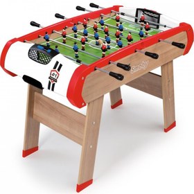 Resim Smoby Powerplay 4 ü1 Arada Oyun Masası Seti : Langırt-Bilardo-Masa Tenisi-Hokey 640002 