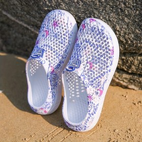 Resim Kadınların Yaz Plaj Terlikleri: Yıldız Desenli, Çok Renkli, Hafif ve Rahat Unisex Stil 