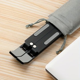 Resim 1 adet Ayarlanabilir Defter Standı - Taşınabilir Katlanabilir Soğutma Tabanı, Tüm Dizüstü Bilgisayarlar İçin, 10 Seviyeli Yükseklik Ayarı, Dayanıklı ABS Malzemesi, Defter Standı | Ayarlanabilir Stand | Dayanıklı ABS Standı 