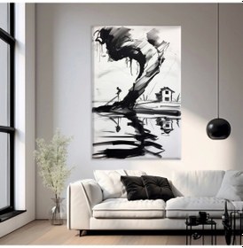 Resim Müzik Ve Işık Kanvas Tablo 