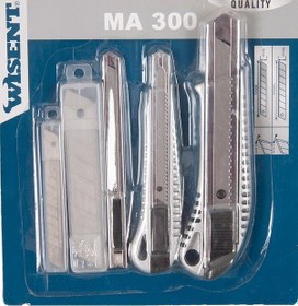 Resim Wisent Metal Maket Bıçağı Seti Yedekli 