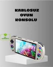 Resim Hd Çıkış Destekli Taşınabilir Oyun Konsolu 5 İnç Ips Ekran, Rgb Işıklı 
