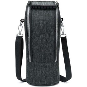 Resim Duluda 302 Nefes Alabilir Su Geçirmez Ve Darbeye Dayanıklı Telefoto Kamera Lens Çantası Gri Siyah 