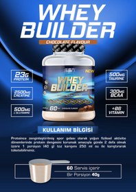 Resim SSN Whey Builder 2400 Gr - Çikolata Aromalı Protein Tozu 