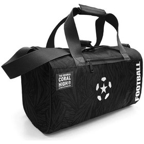 Resim Coral High Siyah Futbol Desenli Spor Çantası 27535 Siyah 