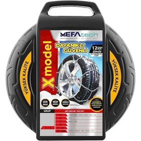 Resim Kar Lastik Zinciri 225/35r16 Binek Suv X Tipi Takmatik Kolay Montaj 10 CM 