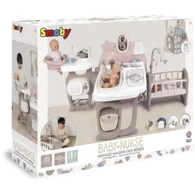 Resim Smoby Baby Nurse 3'ü 1 Arada Oyuncak Bebek Mega Oyun Seti 220376 