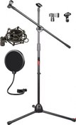 Resim Ms06 Mikrofon Standı Shock Mount Pop Filter Set Lastvoice