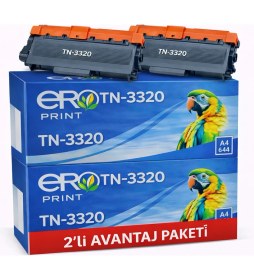 Resim Ero Print TN-3320 / Brother DCP-8150DN Muadil Toner - 2'li Avantaj Paket 