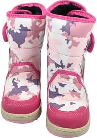 Resim BOOT'S ÇIRTLI & ORTAPEDİK & ANATOMİK SAĞLAM KAYMAZ TABANLI UZUN KONÇLU İÇİ KÜRKLÜ NEFES ALAN ÇOCUK SNOW BOOT 