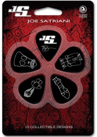 Resim Planet Waves 1cbk4-10js Joe Satriani Orta Medium Gitar Penası - Siyah 10'lu Paket İmza Serisi, Mat Yüzey, Dengeli Sertlik Ve Profesyonel Kontrol 