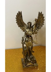 Resim Dekoratif Avukat Adalet Kadın Heykeli Themis Terazi 