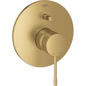 Resim Grohe Essence New Ankastre Duş Bataryası- Brushed Cool Sunrise - Altın 