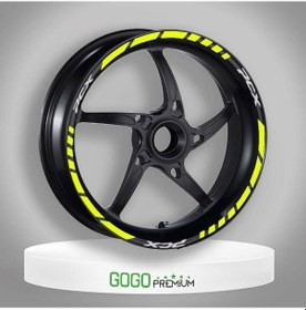 Resim Florasan Sarı Iı Honda Pcx Uyumlu 1 Set Jant Şeridi 