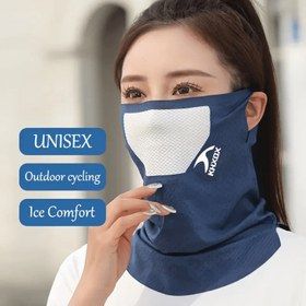 Resim 1 adet Yaz Dış Mekan Buz Sliky Fiber Kumaş Boyun Gaiter - Bisiklet, Balıkçılık ve Yürüyüş için Nef Alabilen Dikişsiz Yüz Maskesi, Unisex Spor Tasarımı, 4 Renk, Nef Alabilen Boyun Giyimi, Yürüyüş Gereksinimleri, Unisex Yüz Giyimi, Dayanıklı Boyun Kapağı 