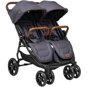 Resim Baby2Go Starling İkiz Bebek Arabası Gri 