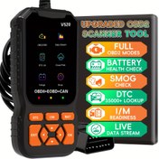Resim Profesyonel OBD2 Tarayıcı, 1996 Sonrası Araçlar İçin Geliştirilmiş Motor Hata Kodu Okuyucu ve Sıfırlama Özellikli, 35.901 DTC Bulut Yazdırma I/M Hazır Durum OBDII/EOBD Otomobil Diagnostik Tarama Aracı 