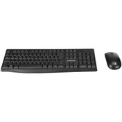 Resim AyrStore EVEREST KM-7500 SİYAH KABLOSUZ Q MULTİMEDYA KLAVYE MOUSE SET 