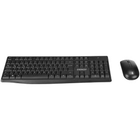 Resim AyrStore EVEREST KM-7500 SİYAH KABLOSUZ Q MULTİMEDYA KLAVYE MOUSE SET 