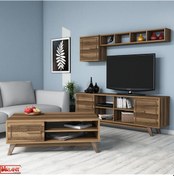 Resim Variant Ayla Tv Ünitesi Ve Orta Sehpa Takımı - Ceviz 