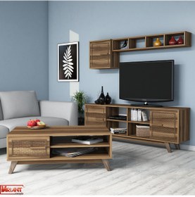 Resim Variant Ayla Tv Ünitesi Ve Orta Sehpa Takımı - Ceviz 