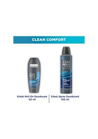 Resim Dove Men +care Advanced Erkek Deodorant Clean Comfort 150 Ml + Clean Comfort Roll On 50 Ml 
