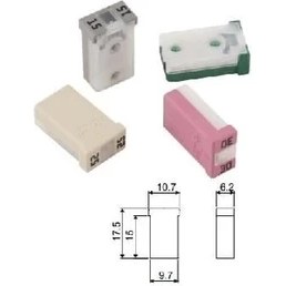 Resim TESLA MİKRO SİGORTA 25 A (9.5*17.5 MM) 