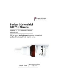 Resim The NewLab Bariyer Güçlendirici B12 Yüz Serumu ( B12 Vitamini, Ceramide Complex, Bisabolol ) 