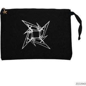Resim Metallica Blade Dream Siyah Clutch Astarlı Cüzdan / El Çantası - Siyah 